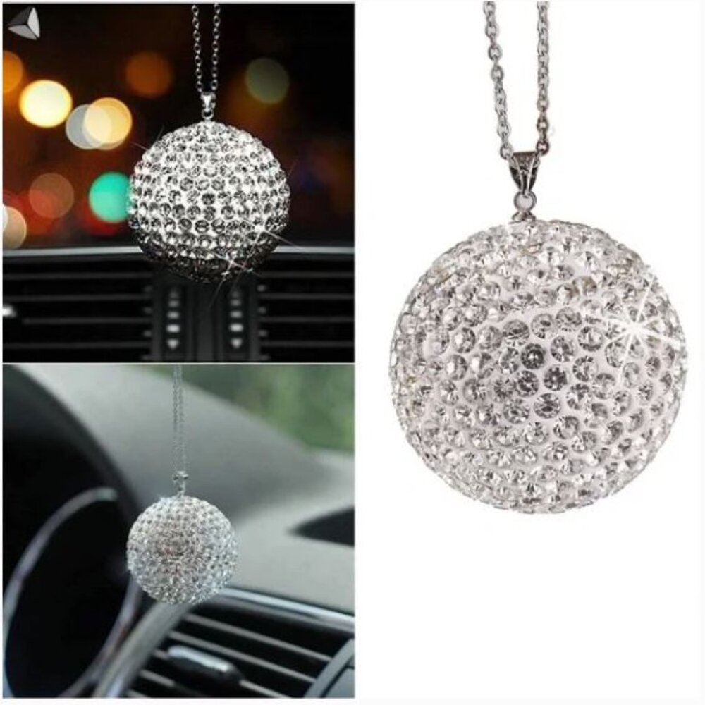 BYTECH Rhinestone Charm – Adjustable Hanging Ball Chain - Picture 2 of 3